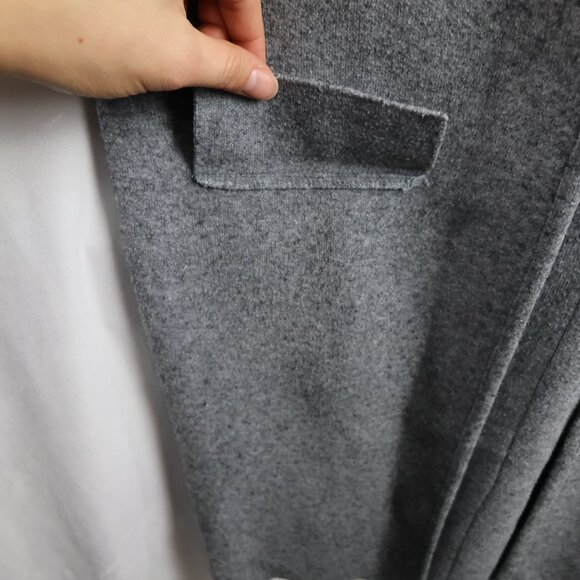 Anthropologie Gray Open-Front Cardigan - Picture 6 of 9